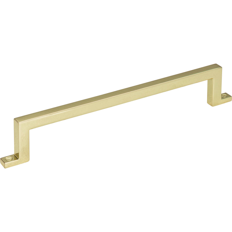 Campaign Bar Pull 6 5/16 Inch (c-c) Polished Brass