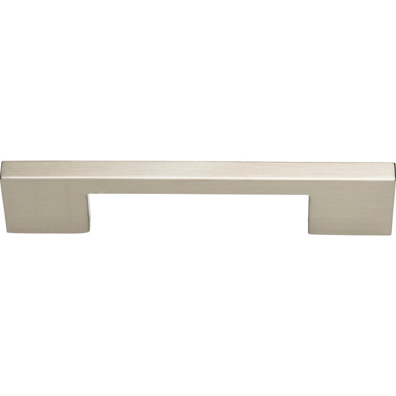 Thin Square Pull 5 1/16 Inch (c-c) Brushed Nickel