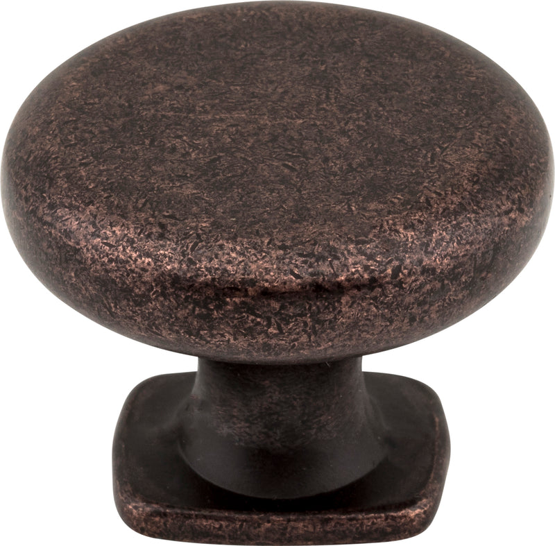 1-3/8" Diameter Distressed Oil Rubbed Bronze Belcastel 1 Cabinet Knob