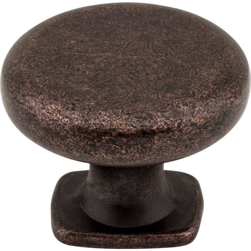 1-3/8" Diameter Distressed Oil Rubbed Bronze Belcastel 1 Cabinet Knob