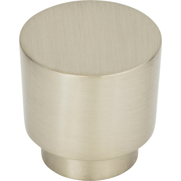 Tom Tom Knob 1 1/4 Inch Brushed Nickel