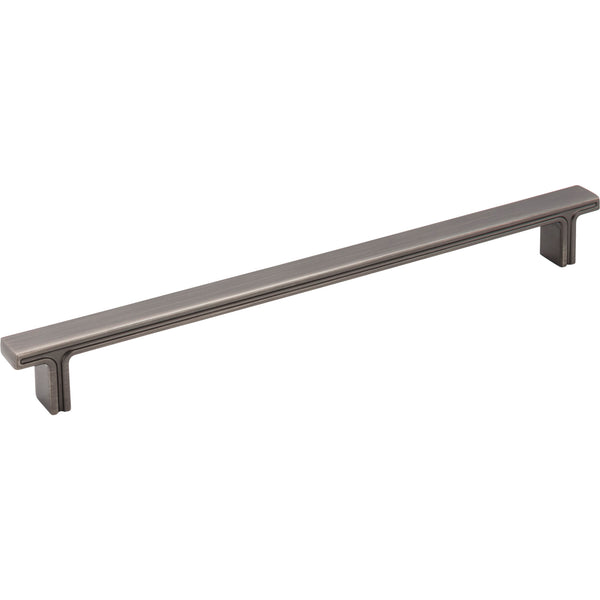 228 mm Center-to-Center Brushed Pewter Square Anwick Cabinet Pull