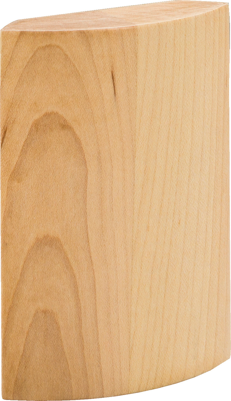 2-11/16" W x 7/8" D x 4" H Oak Radius Transition Block