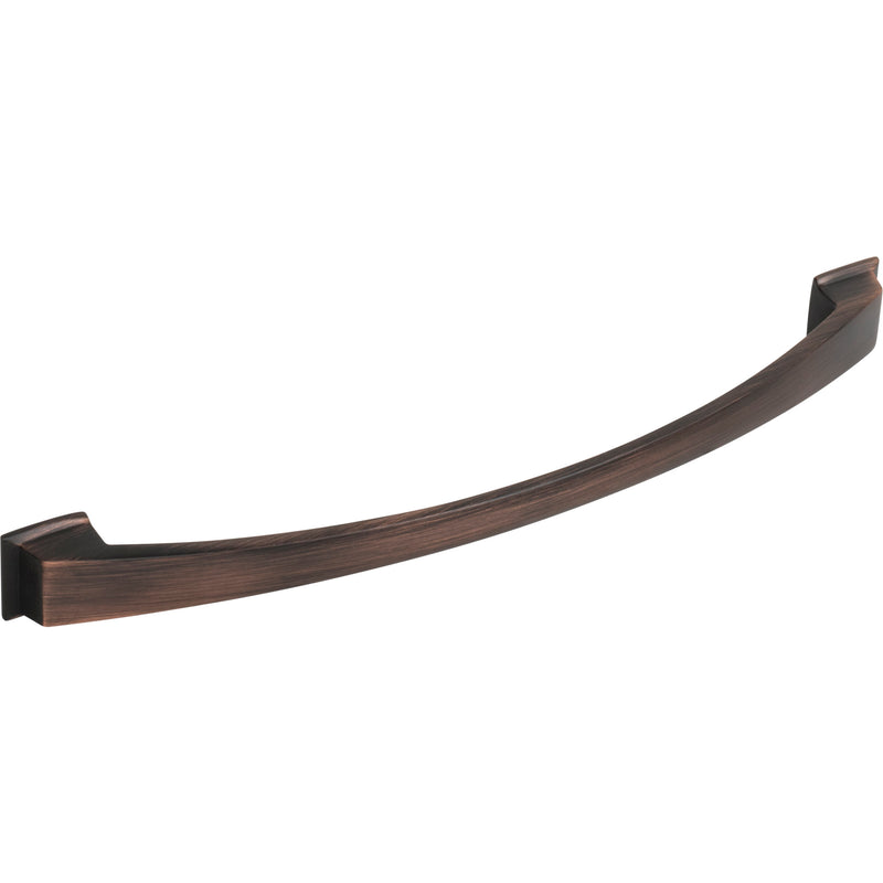 224 mm Center-to-Center Brushed Oil Rubbed Bronze Arched Roman Cabinet Pull