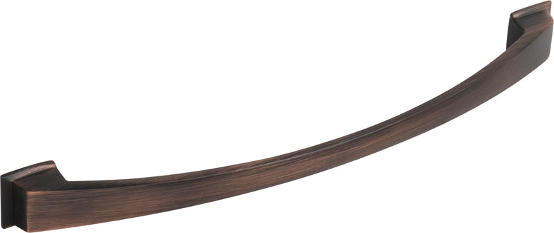 224 mm Center-to-Center Brushed Oil Rubbed Bronze Arched Roman Cabinet Pull