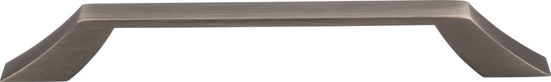 160 mm Center-to-Center Brushed Pewter Square Royce Cabinet Pull