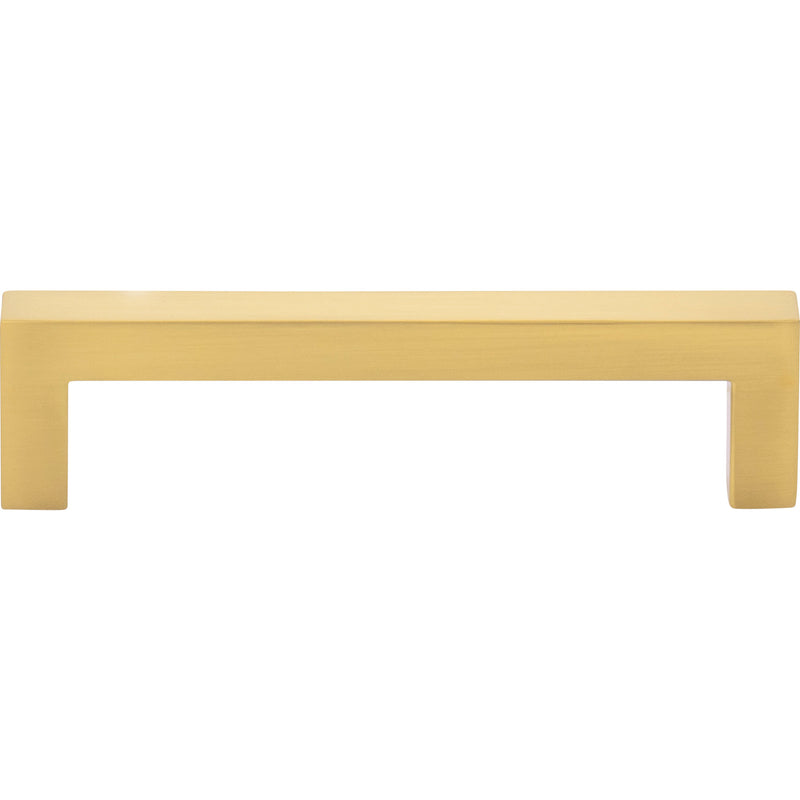 96 mm Center-to-Center Brushed Gold Square Stanton Cabinet Bar Pull