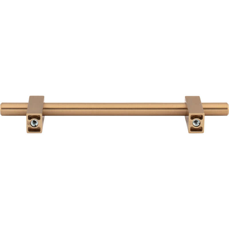 128 mm Center-to-Center Satin Bronze Larkin Cabinet Bar Pull