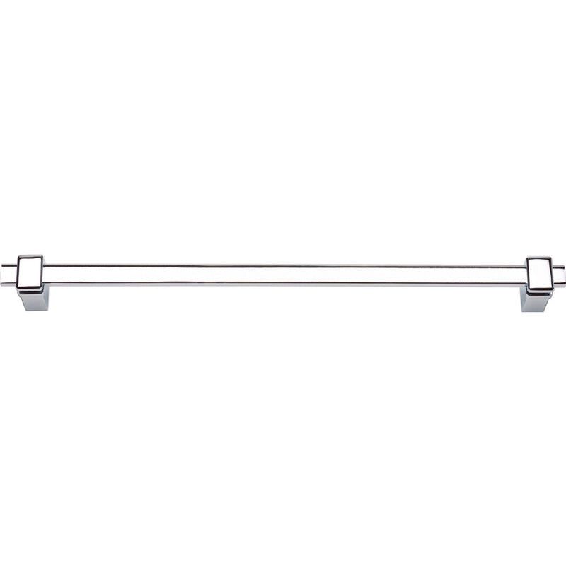 Buckle Up Bath Towel Bar 18 Inch Single Polished Chrome