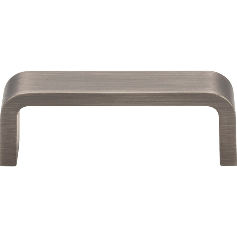 3" Center-to-Center Brushed Pewter Square Asher Cabinet Pull