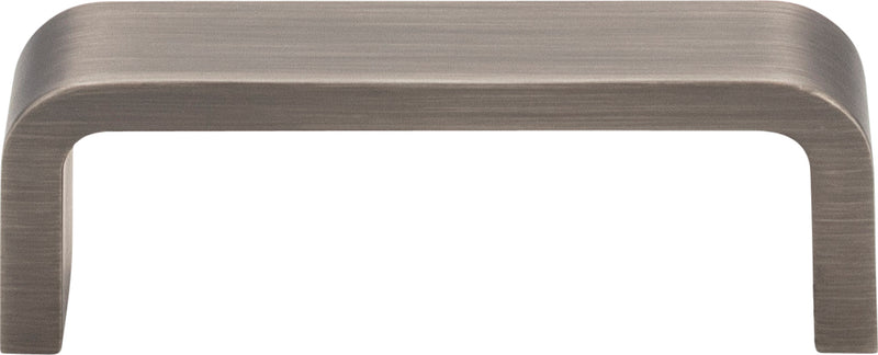 3" Center-to-Center Brushed Pewter Square Asher Cabinet Pull