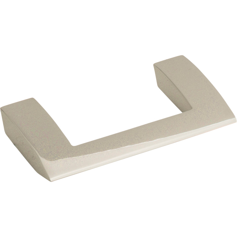 Angled Drop Pull 3 Inch (c-c) Polished Nickel