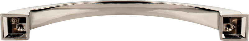 160 mm Center-to-Center Polished Nickel Arched Roman Cabinet Pull