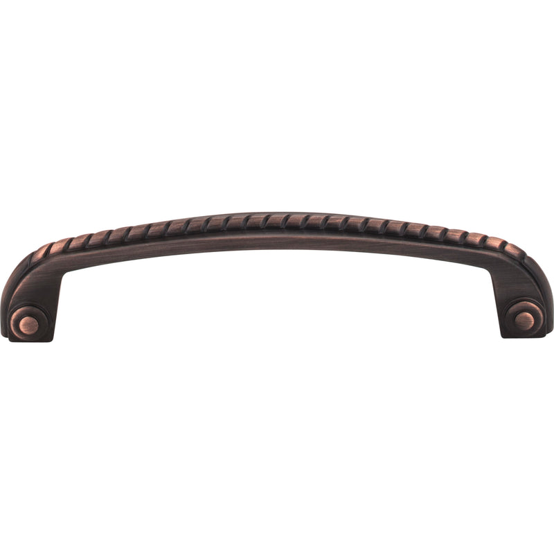 128 mm Center-to-Center Brushed Oil Rubbed Bronze Rope Rhodes Cabinet Pull