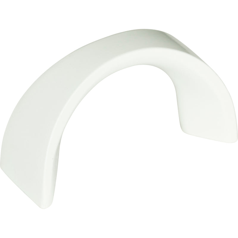 Sleek Knob 1 1/4 Inch (c-c) High White Gloss