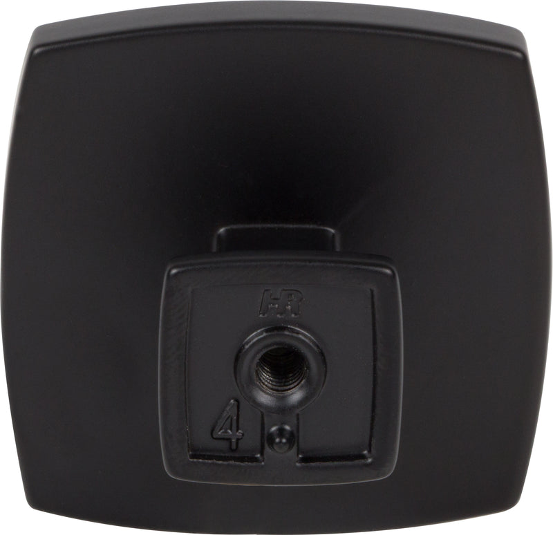 1-3/4" Overall Length Matte Black Square Renzo Cabinet Knob