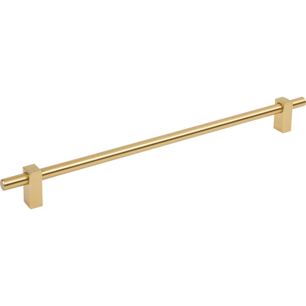 305 mm Center-to-Center Brushed Gold Larkin Cabinet Bar Pull