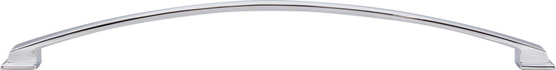 305 mm Center-to-Center Polished Chrome Arched Roman Cabinet Pull