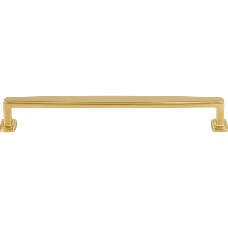 192 mm Center-to-Center Brushed Gold Richard Cabinet Pull