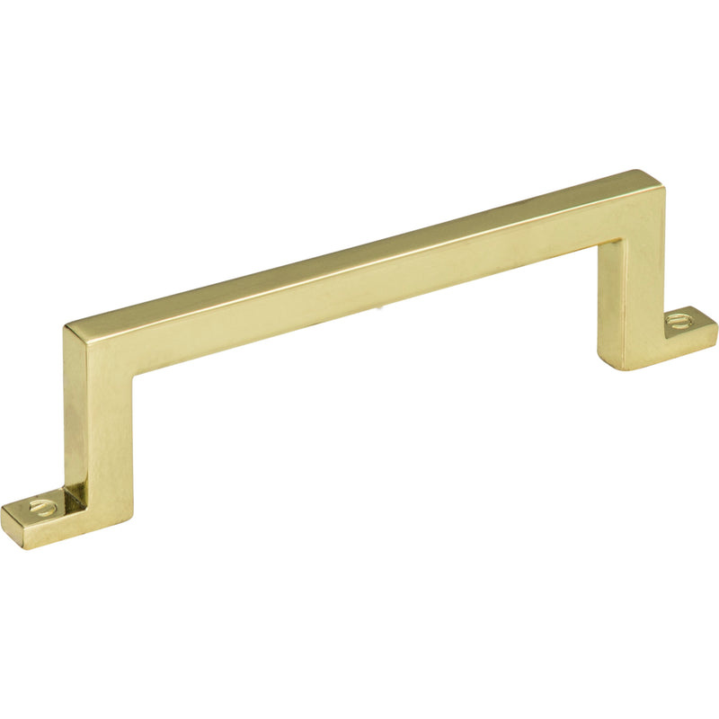 Campaign Bar Pull 3 3/4 Inch (c-c) Polished Brass
