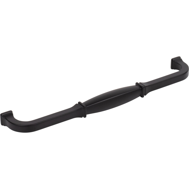 224 mm Center-to-Center Matte Black Audrey Cabinet Pull