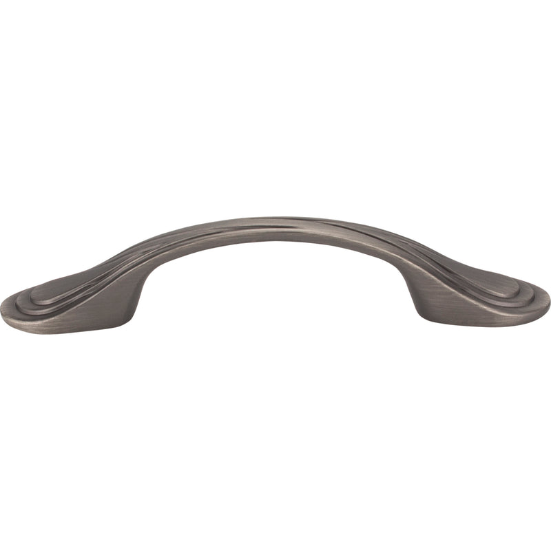 3" Center-to-Center Brushed Pewter Westbury Cabinet Pull