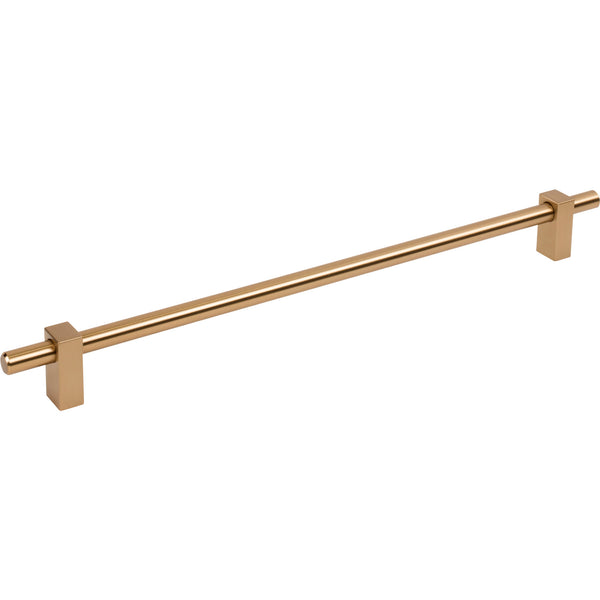 305 mm Center-to-Center Satin Bronze Larkin Cabinet Bar Pull