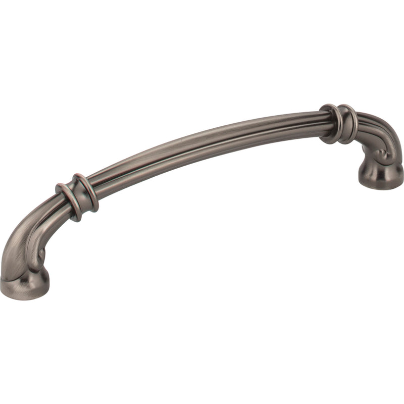 128 mm Center-to-Center Brushed Pewter Lafayette Cabinet Pull