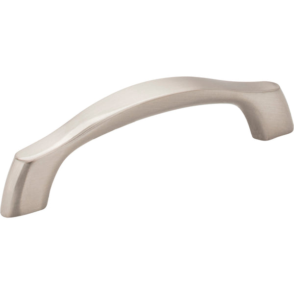 96 mm Center-to-Center Satin Nickel Aiden Cabinet Pull