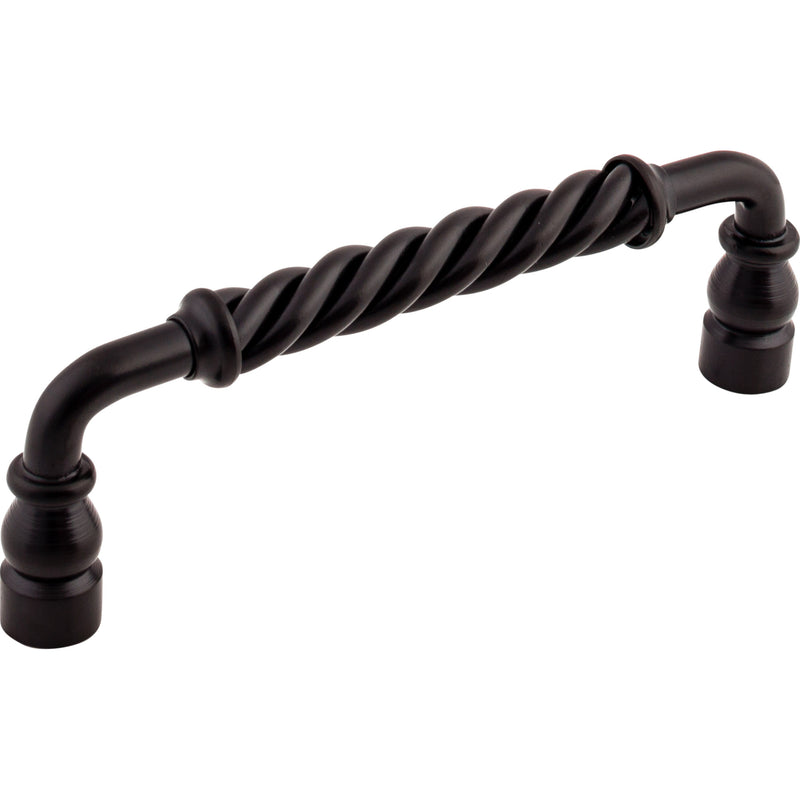 Twisted Bar Pull 6 Inch (c-c) Patina Black