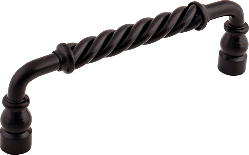 Twisted Bar Pull 6 Inch (c-c) Patina Black