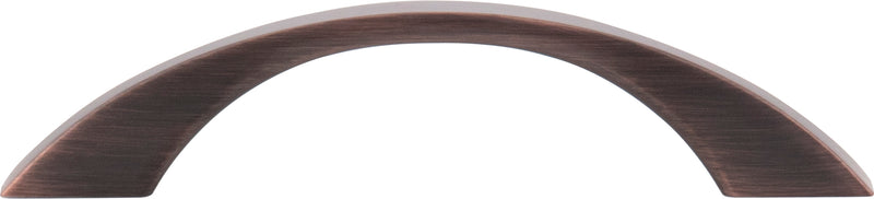 96 mm Center-to-Center Brushed Oil Rubbed Bronze Flared Philip Cabinet Pull
