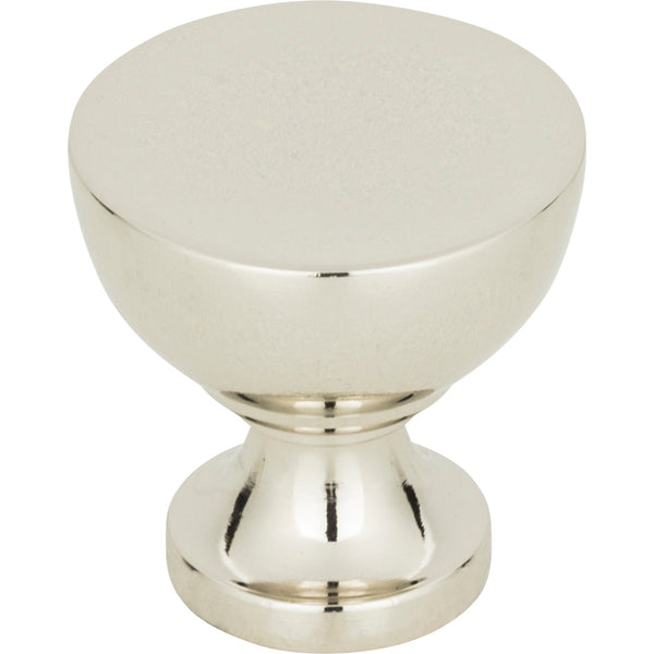 Shelley Round Knob 1 1/4 Inch Polished Nickel