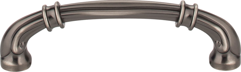 96 mm Center-to-Center Brushed Pewter Lafayette Cabinet Pull