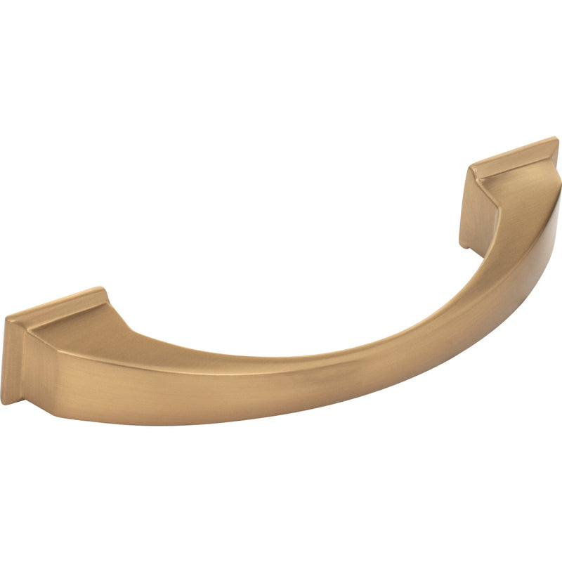 96 mm Center-to-Center Satin Bronze Arched Roman Cabinet Pull