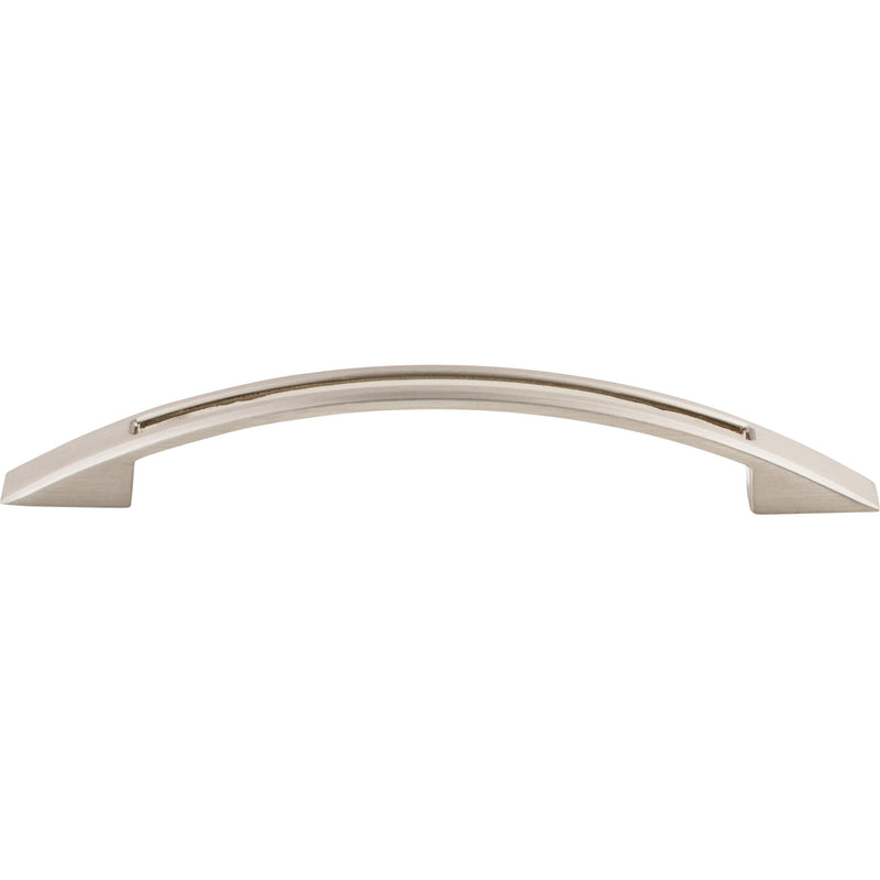 Tango Cut Out Pull 5 1/16 Inch (c-c) Brushed Satin Nickel