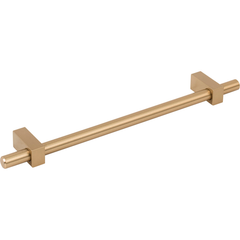 192 mm Center-to-Center Satin Bronze Larkin Cabinet Bar Pull