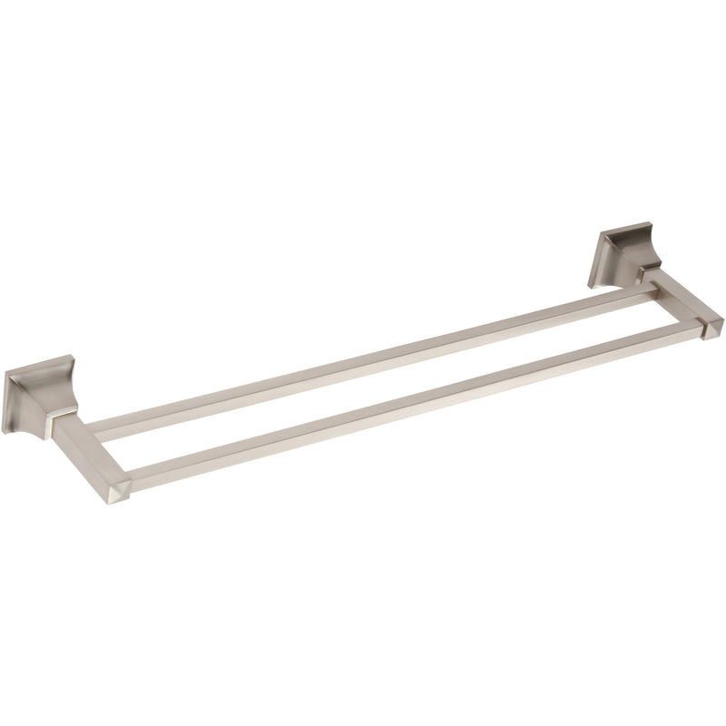 Gratitude Bath Towel Bar 24 Inch Double Brushed Nickel