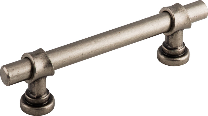 Bit Pull 3 3/4 Inch (c-c) Pewter Antique