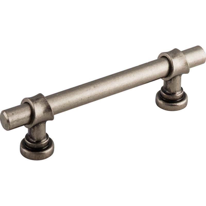 Bit Pull 3 3/4 Inch (c-c) Pewter Antique