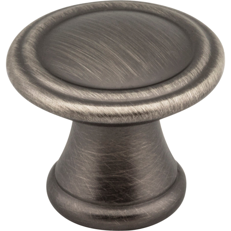 1-3/16" Diameter Brushed Pewter Chesapeake Cabinet Knob