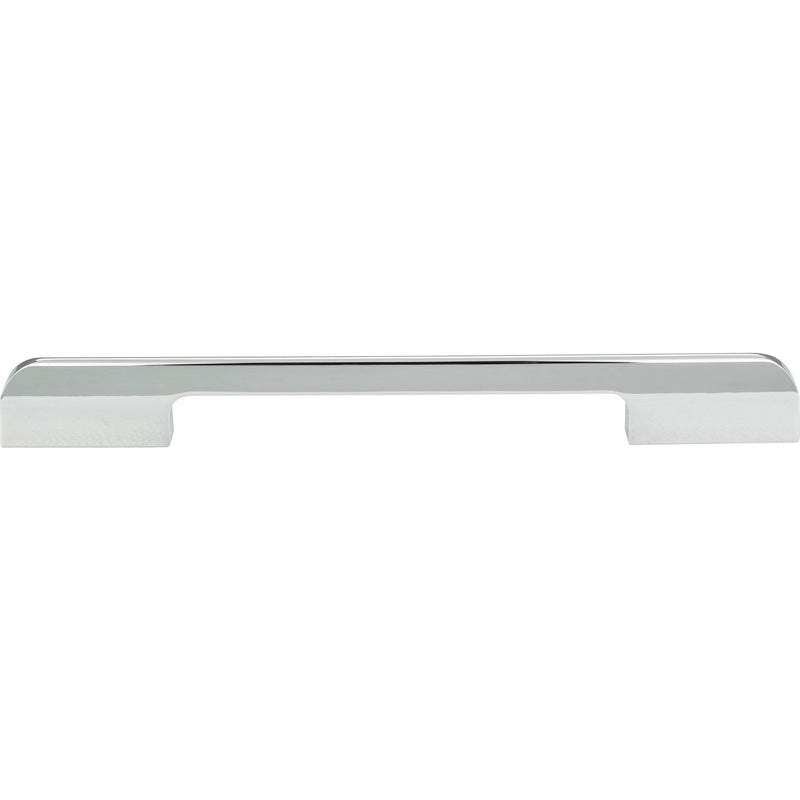 Round Thin Pull 7 9/16 Inch (c-c) Polished Chrome