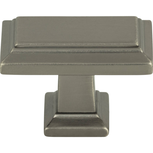 Sutton Place Rectangle Knob 1 7/16 Inch Slate