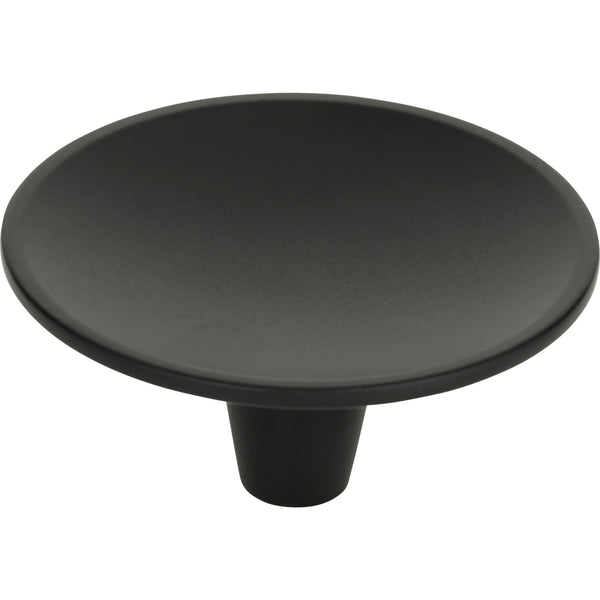 Dap Round Knob 2 1/2 Inch Matte Black