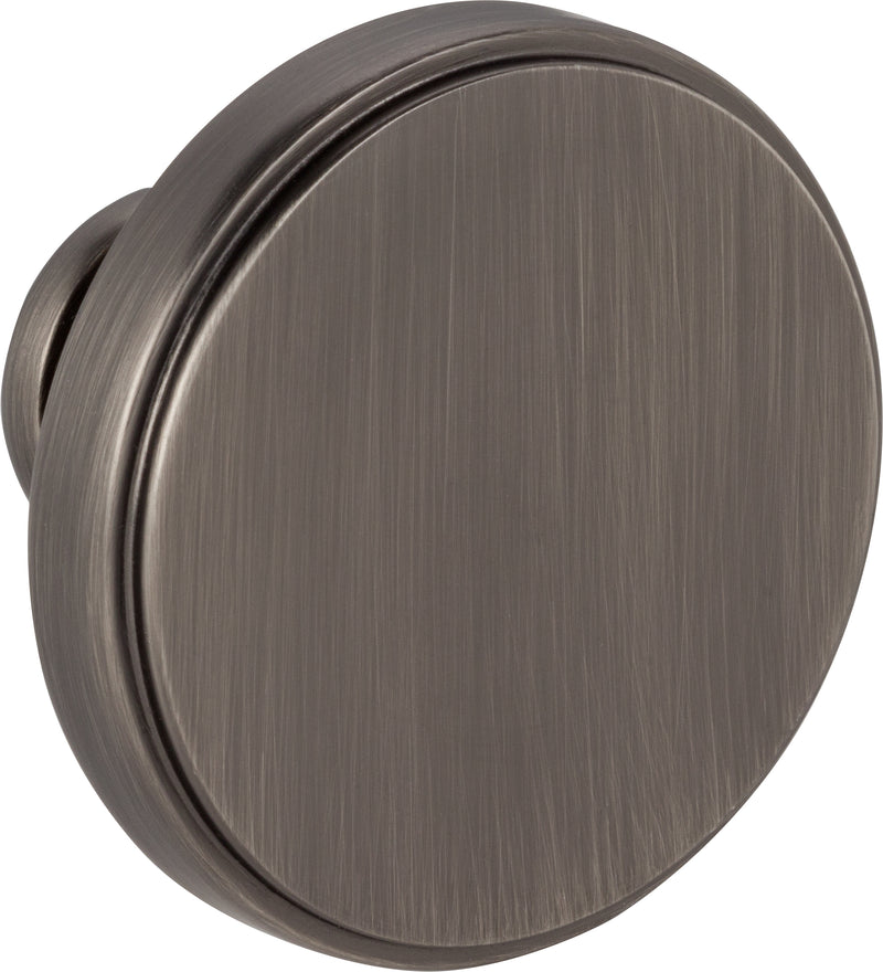 1-3/4" Diameter Brushed Pewter Richard Cabinet Knob