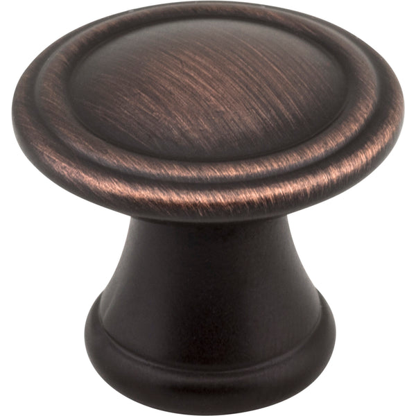 1-3/16" Diameter Brushed Oil Rubbed Bronze Cordova Cabinet Knob