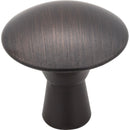 1-1/16" Diameter Brushed Oil Rubbed Bronze Zachary Cabinet Mushroom Knob
