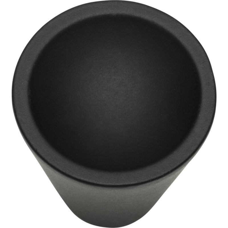 Dap Cone Knob 1 Inch Matte Black