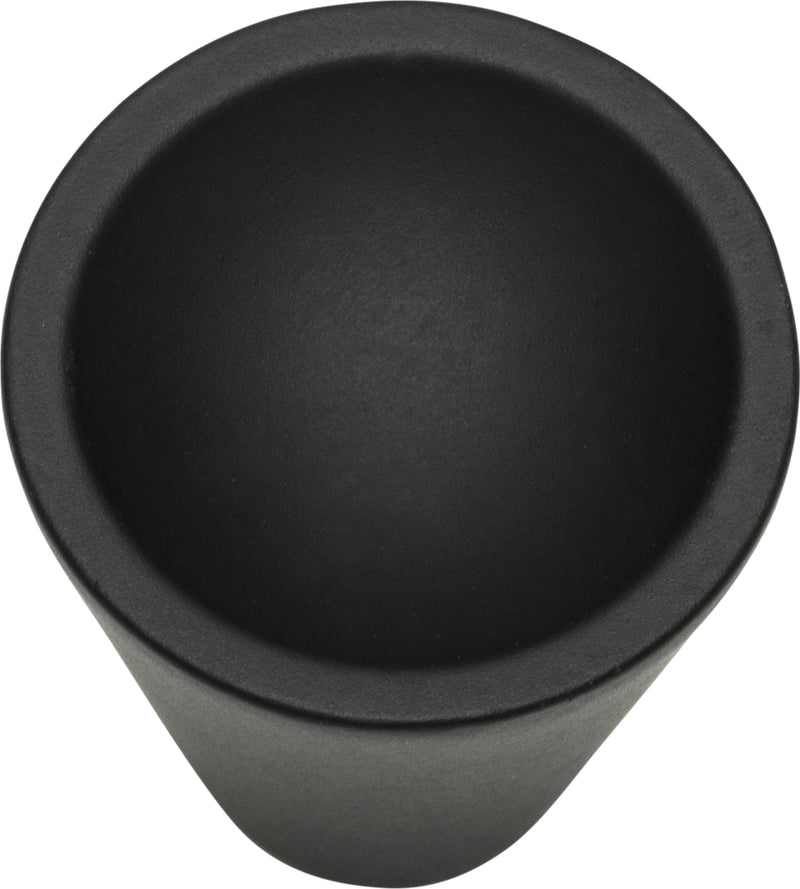 Dap Cone Knob 1 Inch Matte Black