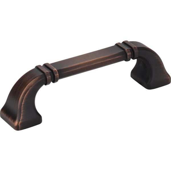 96 mm Center-to-Center Brushed Oil Rubbed Bronze Ella Cabinet Pull